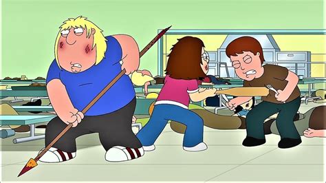 family guy episode chris and meg fight school